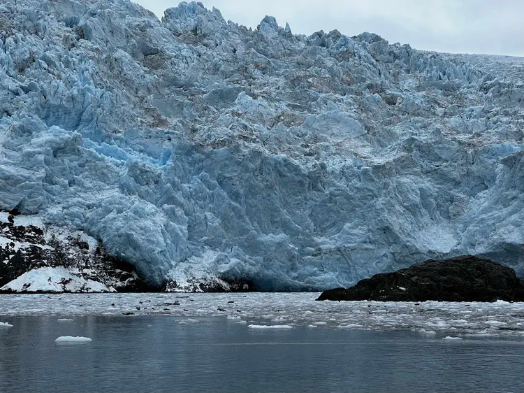 Glacier in Kenai Fjords National Park.