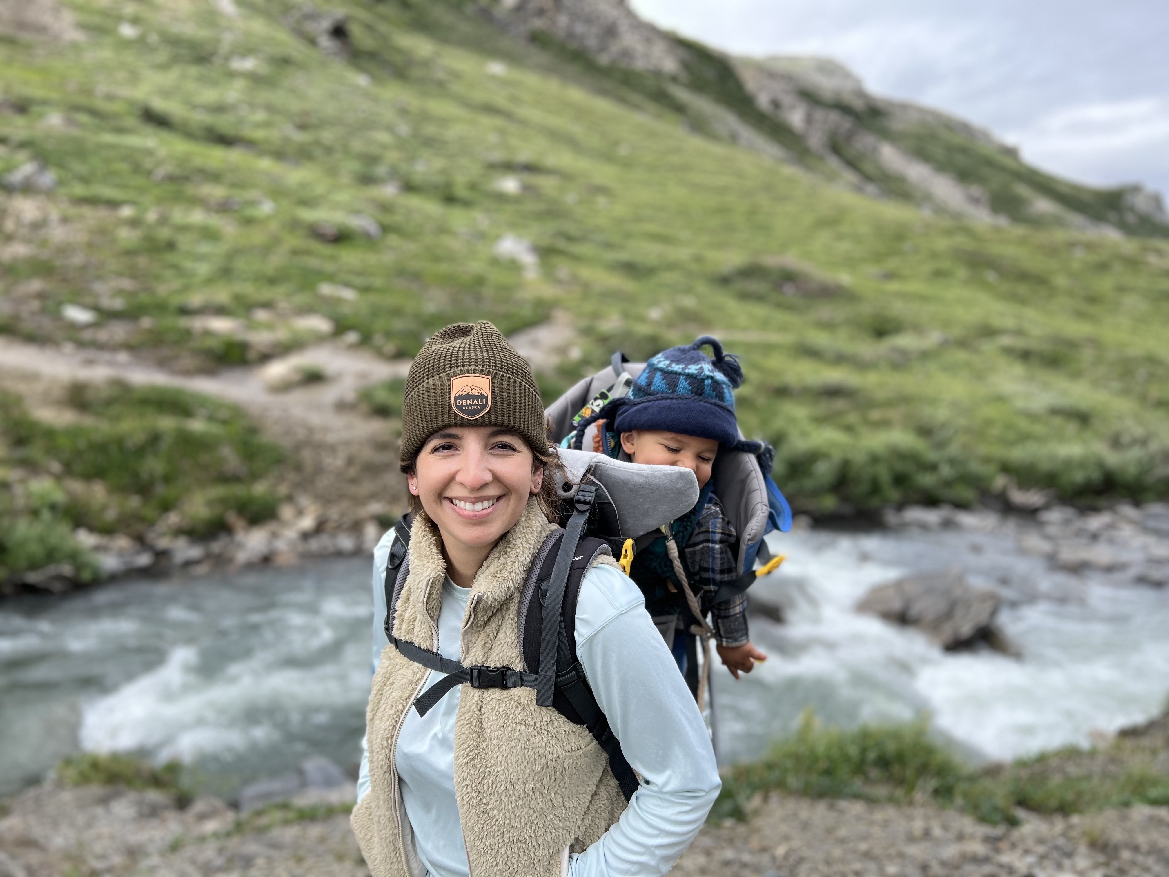 Hiking near the Savage River in Denali National Park