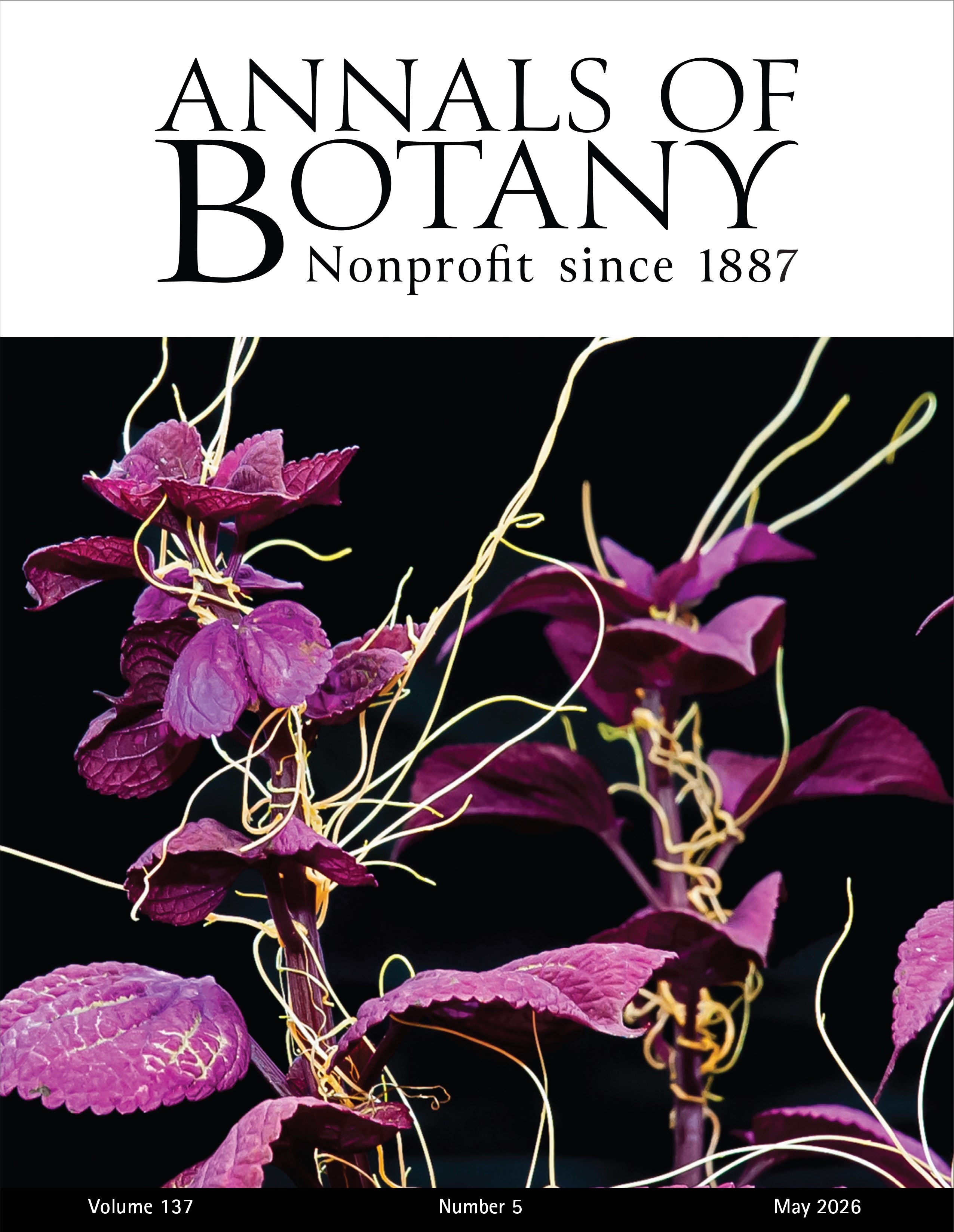 PI Ekwealor & collaborators paper on parasitic plants was featured on the May 2026 issue.
